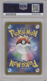 Primeape from the 2023 Pokemon SV JPN set featuring a Master Ball parallel graded by PSA and given an overall grade of 10.