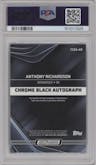 Anthony Richardson from the 2023 Topps Composite set graded by PSA and given an overall grade of 10.