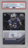 Anthony Richardson from the 2023 Topps Composite set graded by PSA and given an overall grade of 10.
