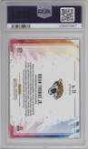 Brian Thomas Jr. from the 2024 Panini Prizm set graded by PSA and given an overall grade of 10.