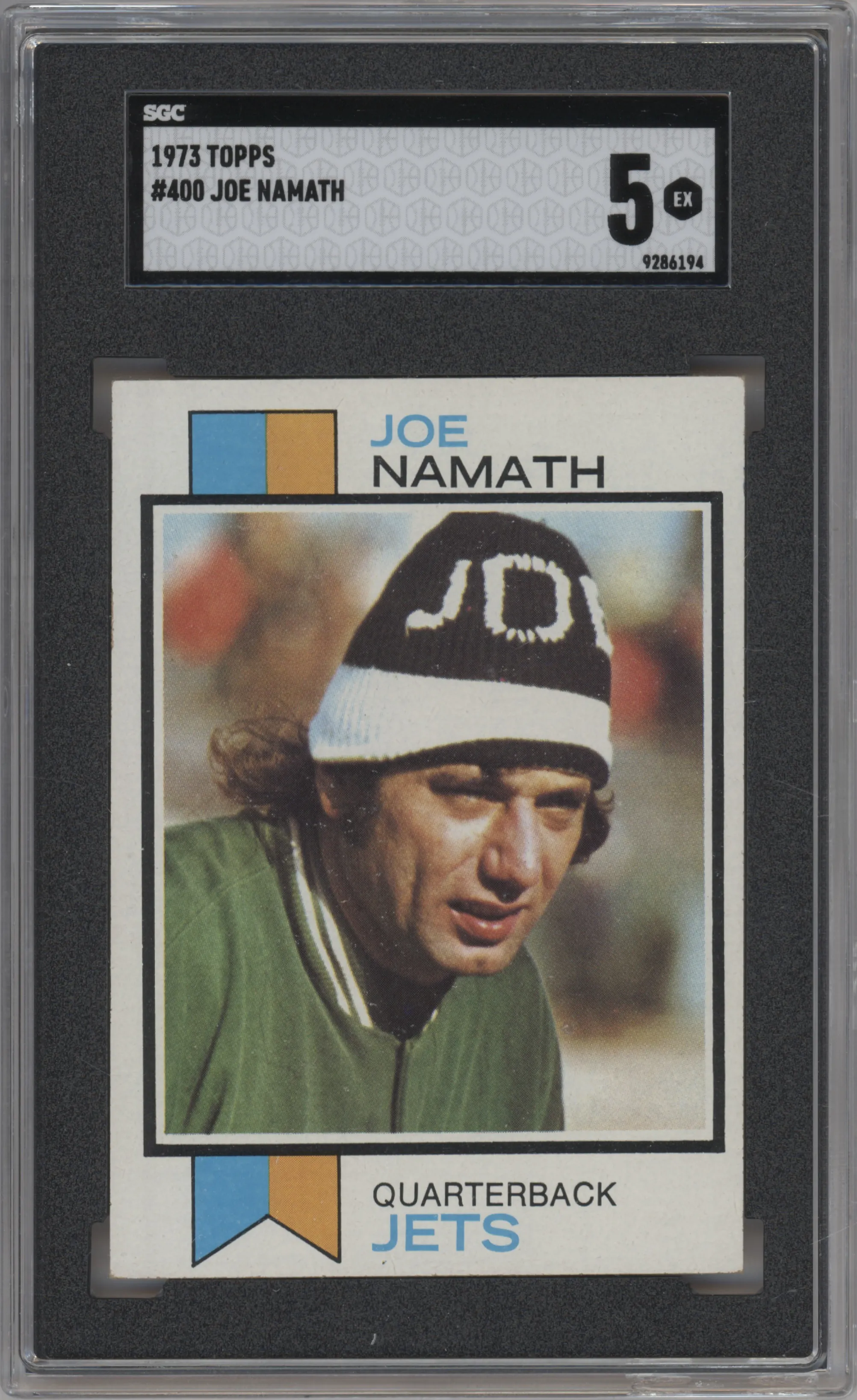 1973 Topps Joe Namath SGC 5