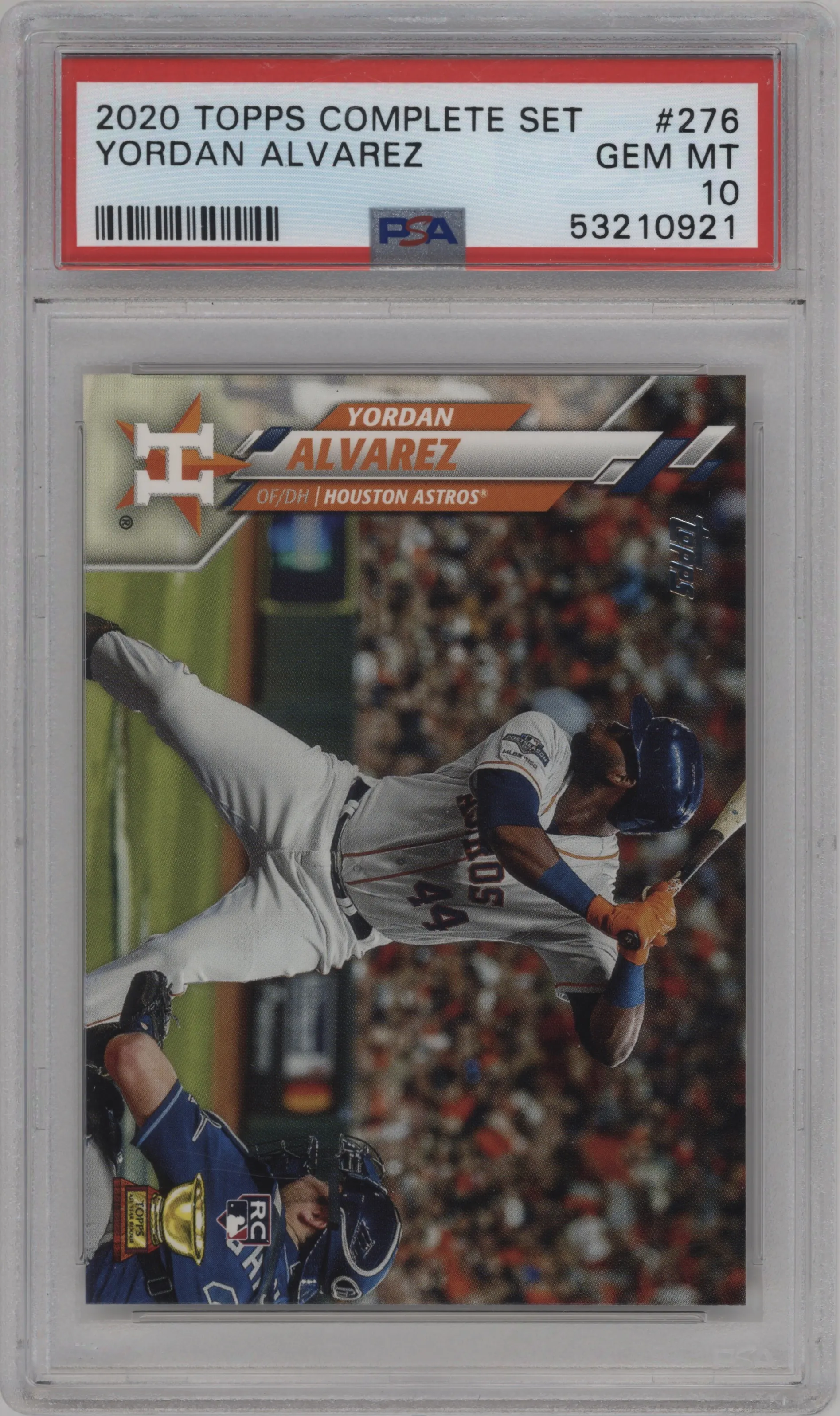 2020 Topps Complete Set Yordan Alvarez #276 PSA 10