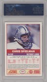 Chris Spielman from the 1989 Score set graded by PSA and given an overall grade of 10.