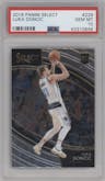 Luka Doncic from the 2018-19 Panini Select  set graded by PSA and given an overall grade of 10.