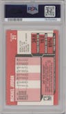 Michael Jordan from the 1989-90 Fleer set graded by PSA and given an overall grade of 7.