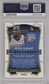 Kevin Durant from the 2013-14 Panini Select set featuring a Purple Prizms parallel graded by PSA and given an overall grade of 9.