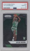 Jaylen Brown from the 2016-17 Panini Prizm  set graded by PSA and given an overall grade of 10.
