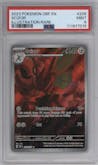 Scizor from the 2023 Pokemon SV set graded by PSA and given an overall grade of 9.