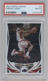 LeBron James from the 2004-05 Topps Chrome set graded by PSA and given an overall grade of 8.