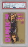 Shaquille O'Neal from the 1998-99 Skybox E-X Century set graded by PSA and given an overall grade of 9.