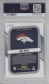 Bo Nix from the 2024 Donruss set graded by PSA and given an overall grade of 9.