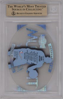 Kobe Bryant from the 1997-98 Metal Universe set graded by Beckett and given an overall grade of 9.5.