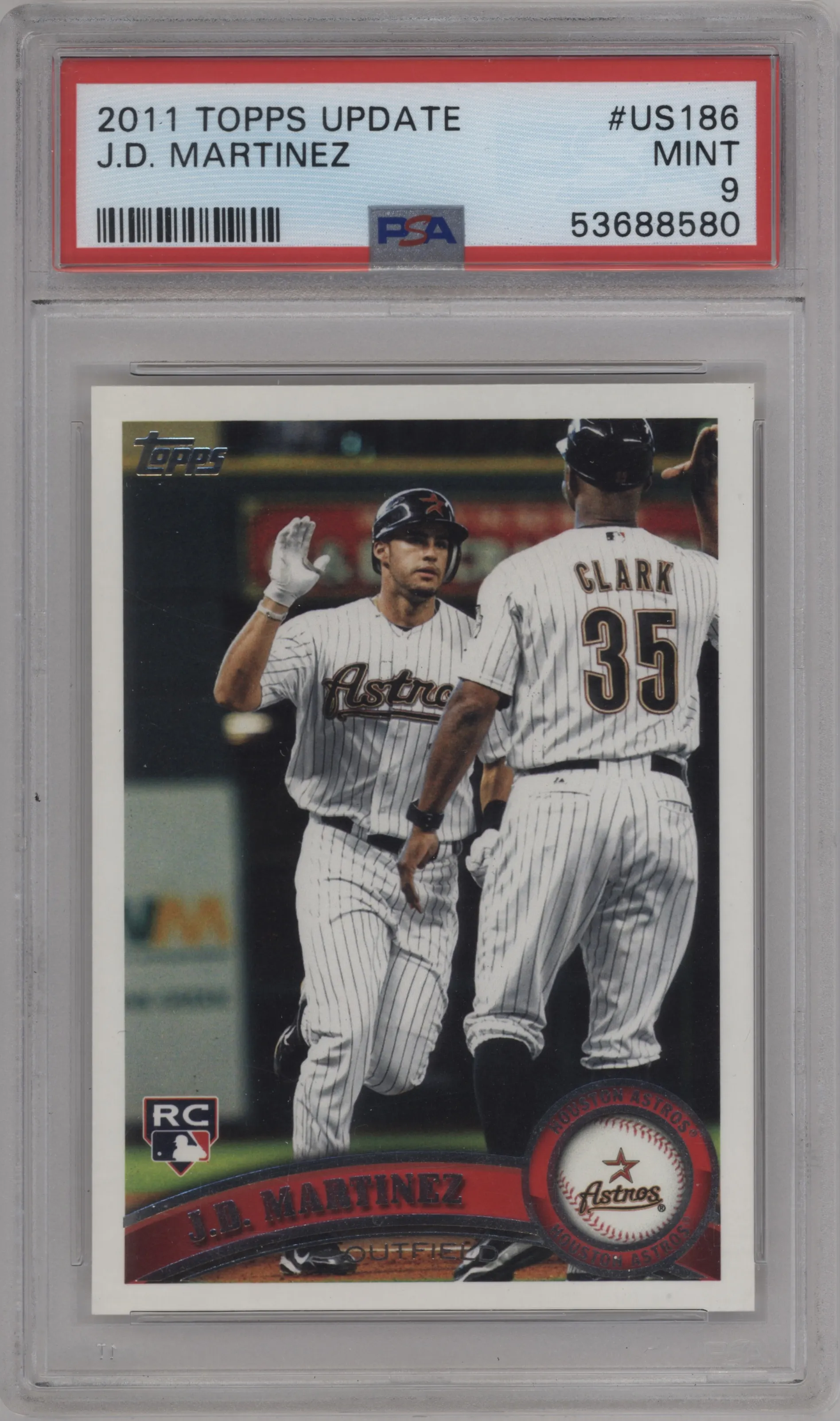 2011 Topps Update J.D. Martinez PSA 9