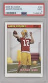 Aaron Rodgers from the 2005 Bazooka set graded by PSA and given an overall grade of 9.