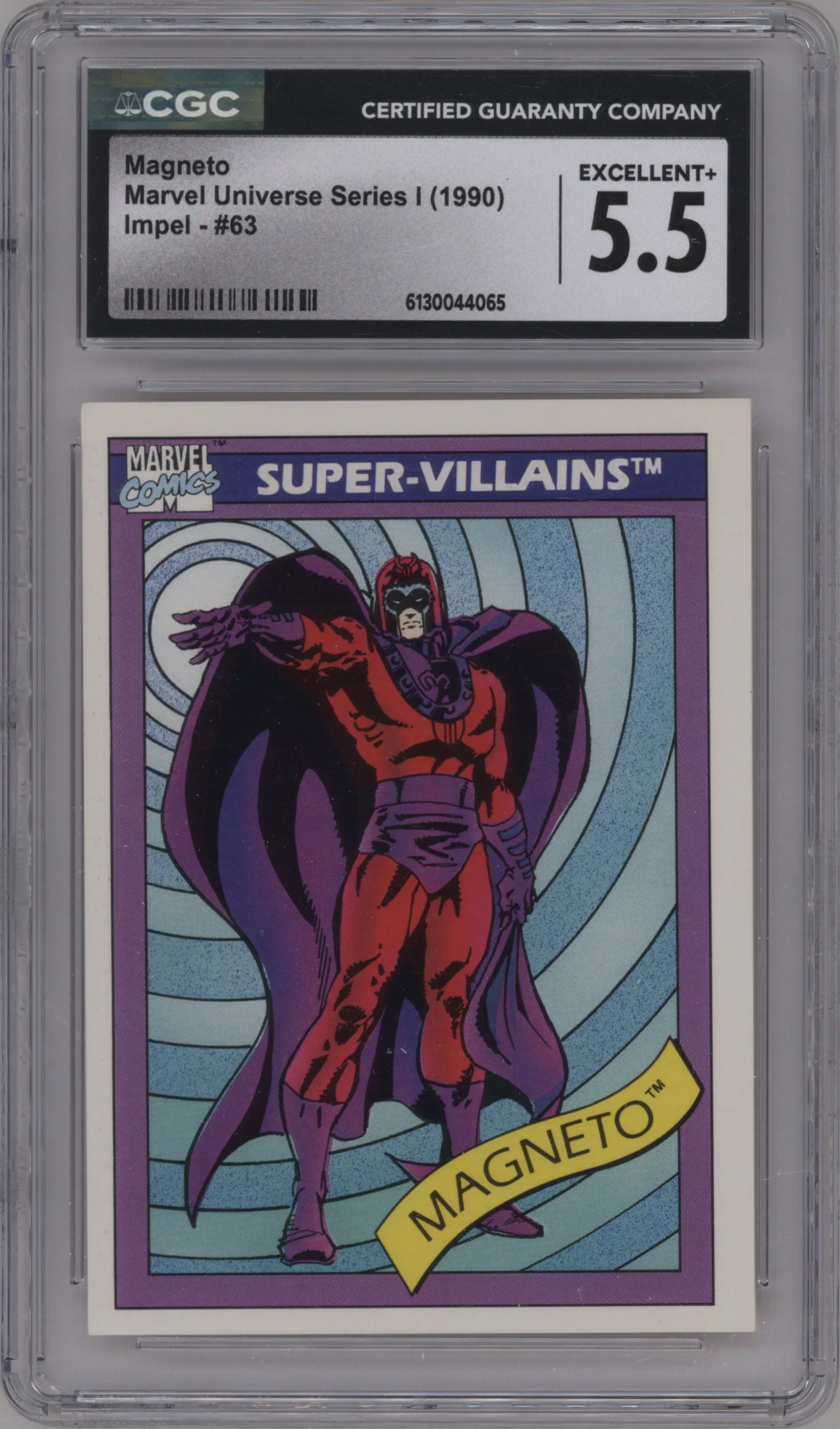 1990 Impel Marvel Universe Magneto CGC 5.5