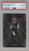 Joe Burrow from the 2020 Panini Select set graded by PSA and given an overall grade of 10.