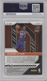Deandre Ayton from the 2018-19 Panini Prizm set featuring a Silver Prizm parallel graded by PSA and given an overall grade of 10.