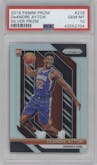 Deandre Ayton from the 2018-19 Panini Prizm set featuring a Silver Prizm parallel graded by PSA and given an overall grade of 10.
