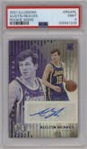 Austin Reaves from the 2021-22 Panini Illusions set graded by PSA and given an overall grade of 9.