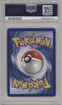 Drowzee from the 1999 Pokemon set graded by PSA and given an overall grade of 6.