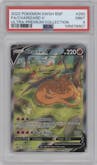 Charizard V from the 2022 Pokemon SWSH set featuring a Ultra Premium Collection parallel graded by PSA and given an overall grade of 9.