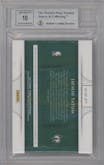 Jayson Tatum from the 2017-18 Panini National Treasures set featuring a Bronze parallel graded by Beckett and given an overall grade of 9.