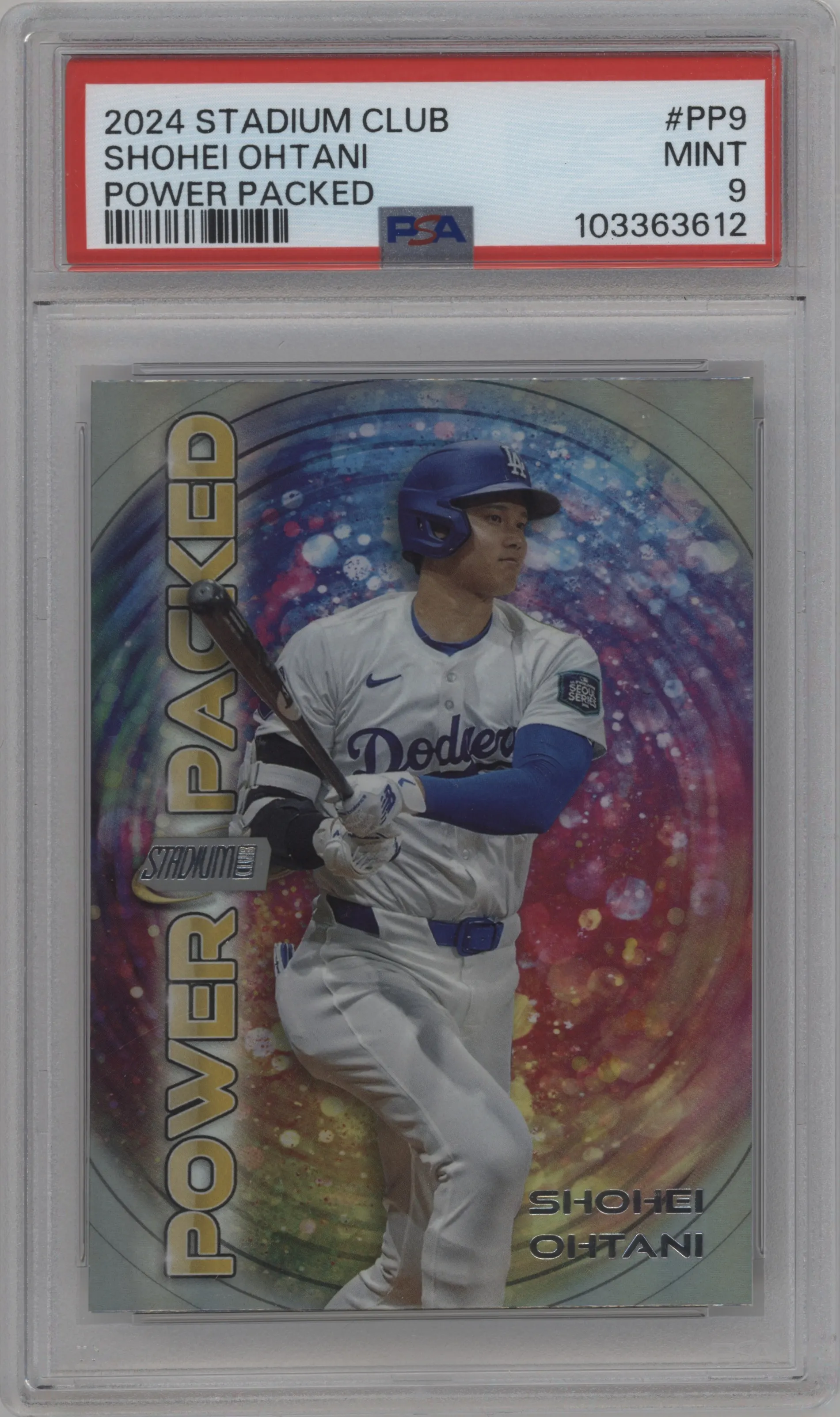 2024 Topps Stadium Club Power Packed Shohei Ohtani #PP-9 PSA 9