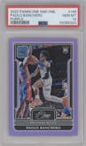 Paolo Banchero from the 2022-23 Panini One and One set featuring a Purple parallel graded by PSA and given an overall grade of 10.