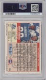 Barry Sanders from the 1989 Pro Set set graded by PSA and given an overall grade of 10.