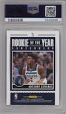 Anthony Edwards from the 2020-21 Panini Contenders set graded by PSA and given an overall grade of 10.