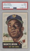Monte Irvin from the 1953 Topps set graded by PSA and given an overall grade of 4.