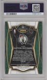 Payton Pritchard from the 2020-21 Panini Select  set featuring a Tiger parallel graded by PSA and given an overall grade of 8.