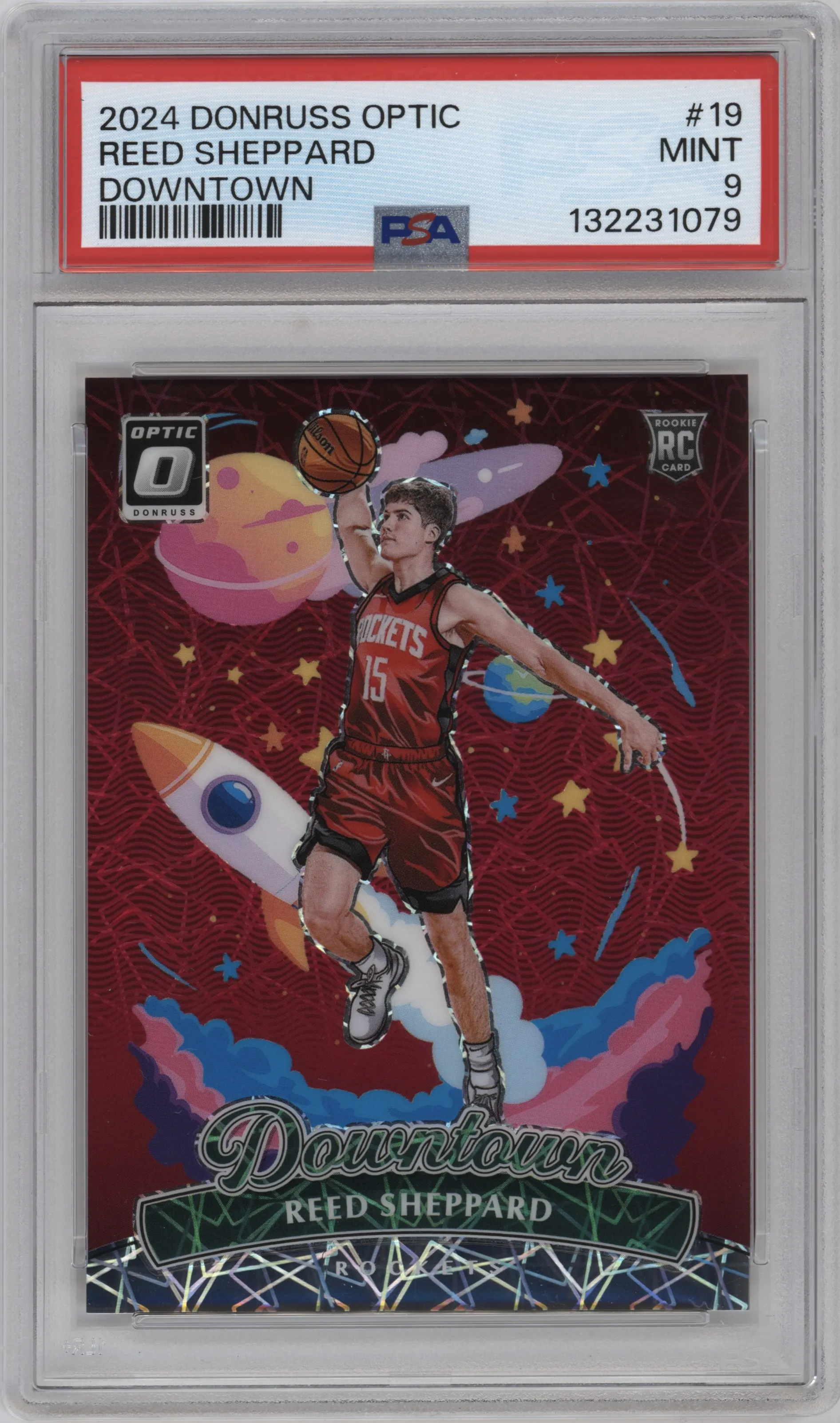 2024 Donruss Optic Downtown Reed Sheppard PSA 9