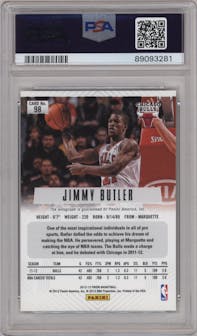 Jimmy Butler from the 2012-13 Panini Prizm set graded by PSA and given an overall grade of 10.