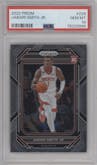 Jabari Smith Jr. from the 2022-23 Panini Prizm  set graded by PSA and given an overall grade of 10.