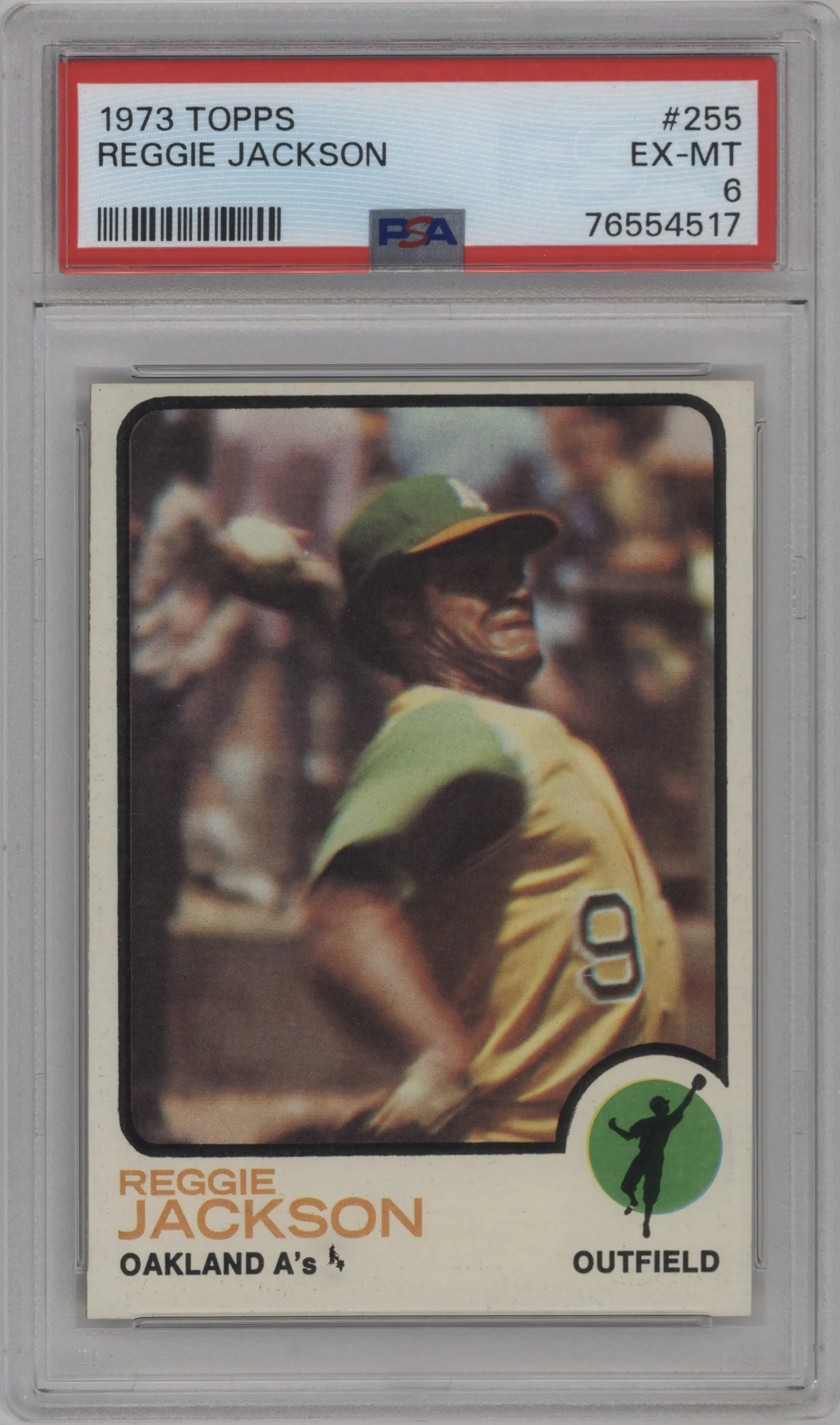 1973 Topps Reggie Jackson PSA 6
