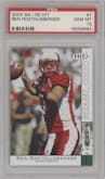 Ben Roethlisberger	 from the 2004 SAGE Hit set graded by PSA and given an overall grade of 10.