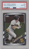 Jake Cronenworth from the 2021 Topps Chrome set graded by PSA and given an overall grade of 10.