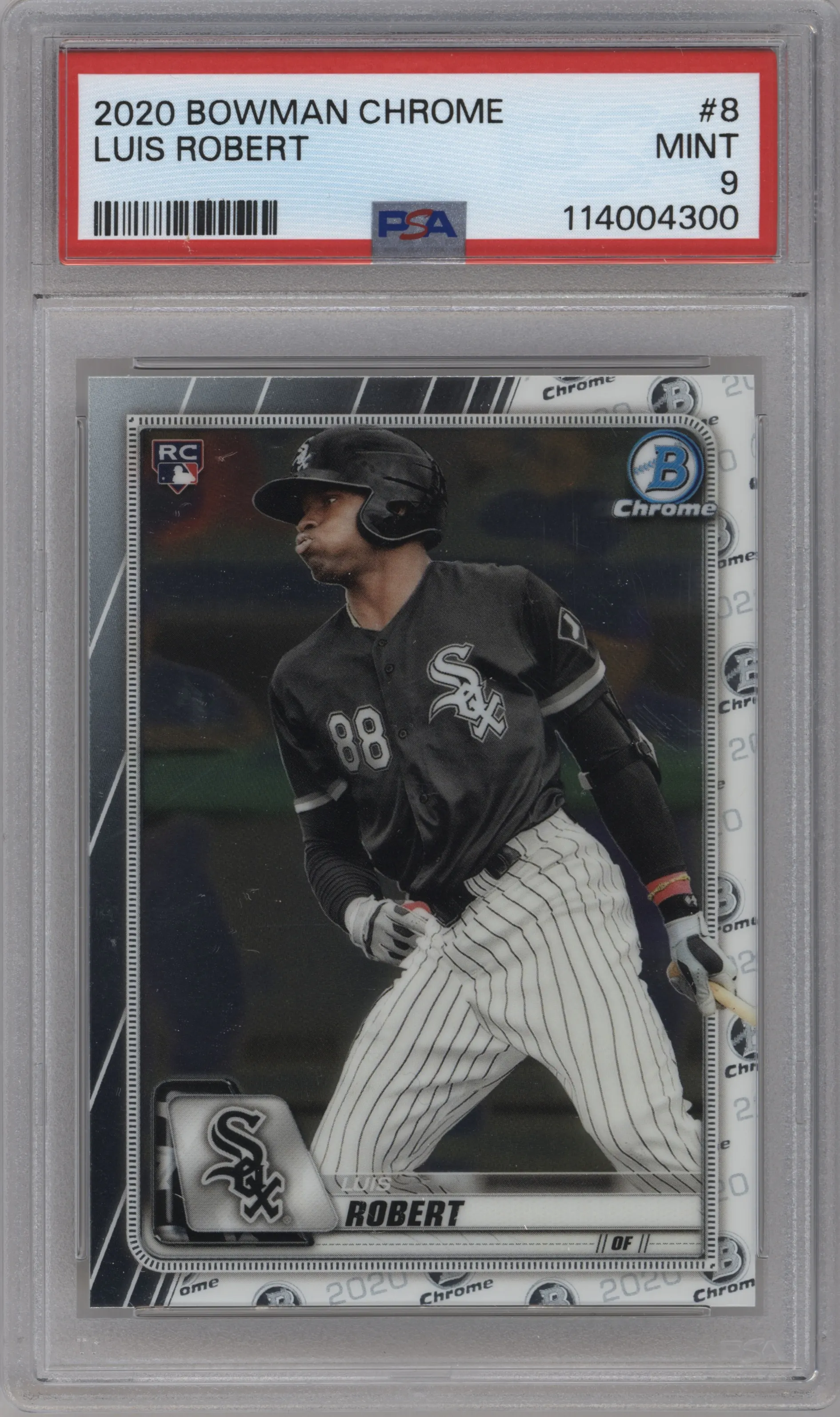 2020 Bowman Chrome Luis Robert #8 PSA 9