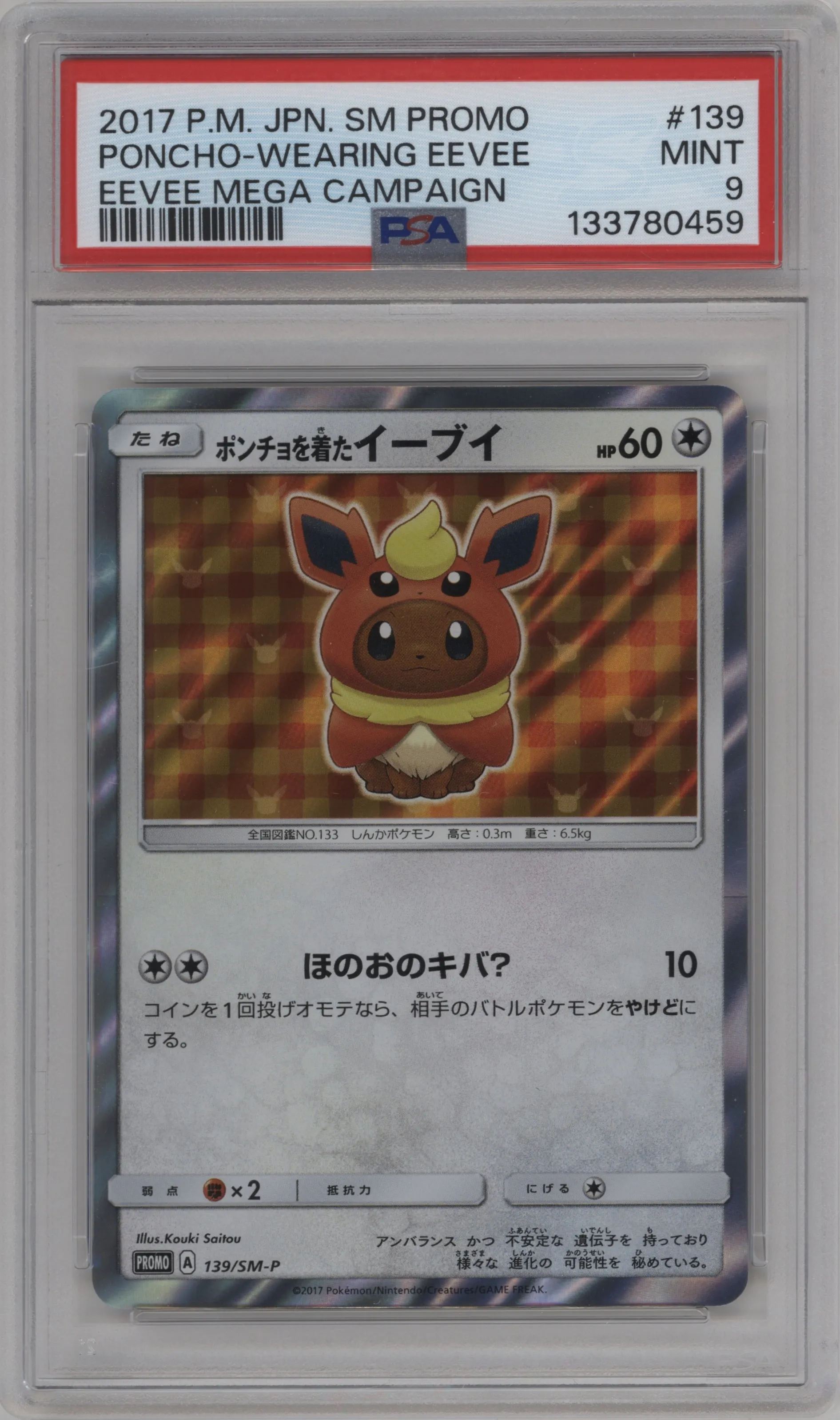 Poncho-wearing Eevee  