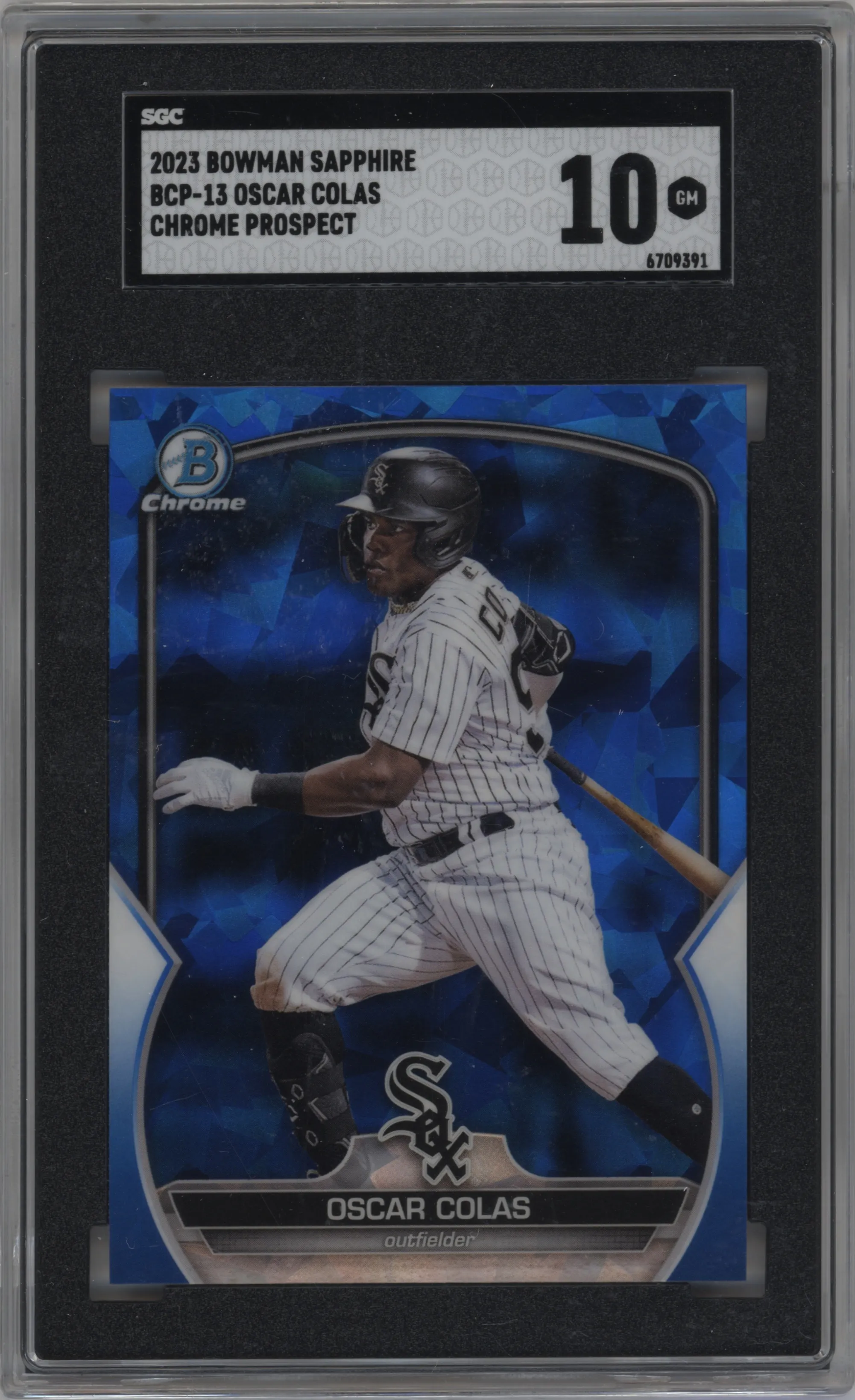2023 Bowman Sapphire Edition Chr.Pros. Oscar Colas SGC 10