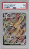 Leafeon VMAX from the 2021 Pokemon SWSH set graded by PSA and given an overall grade of 9.