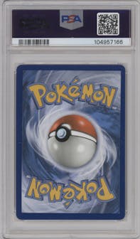 M Charizard EX from the 2016 Pokemon XY set graded by PSA and given an overall grade of 9.