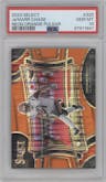 Ja'Marr Chase from the 2023 Panini Select set featuring a Neon Orange Pulsar parallel graded by PSA and given an overall grade of 10.