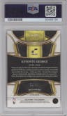 Keyonte George from the 2023-24 Panini Select  set featuring a Pink Cracked Ice parallel graded by PSA and given an overall grade of 10.