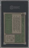 Mike Schmidt from the 1974 Topps set graded by SGC and given an overall grade of 6.