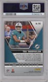 Tua Tagovailoa from the 2020 Panini Mosaic set graded by PSA and given an overall grade of 10.
