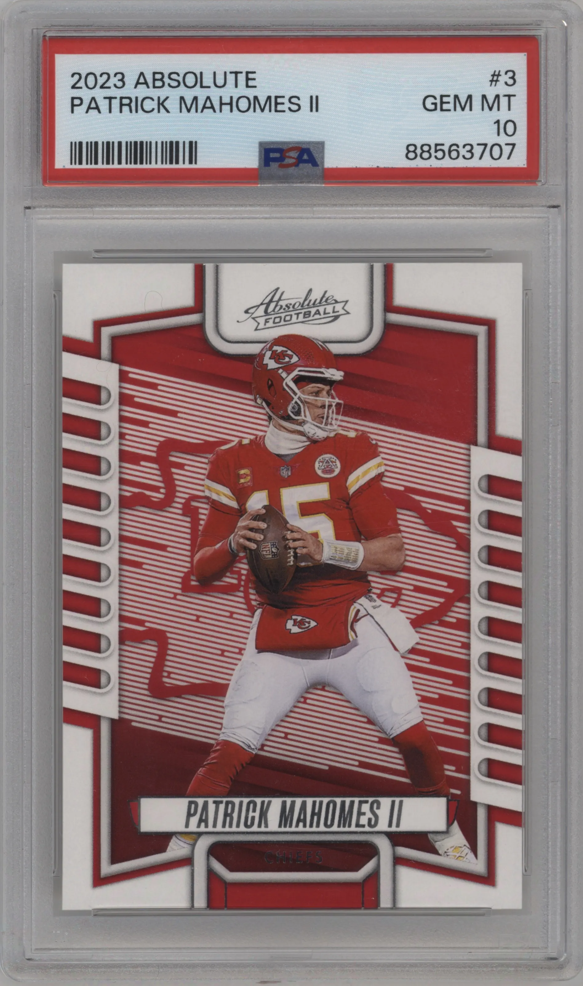 2023 Panini Absolute Patrick Mahomes II #3 PSA 10