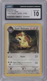 Dark Raticate from the 2000 Pokemon set graded by CSG and given an overall grade of 10.