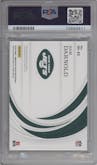 Sam Darnold from the 2019 Panini Immaculate Collection set featuring a Platinum parallel graded by PSA and given an overall grade of 9.
